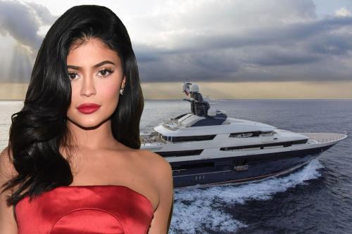 Kylie Jenner birthday party on the mega yacht Tranquility